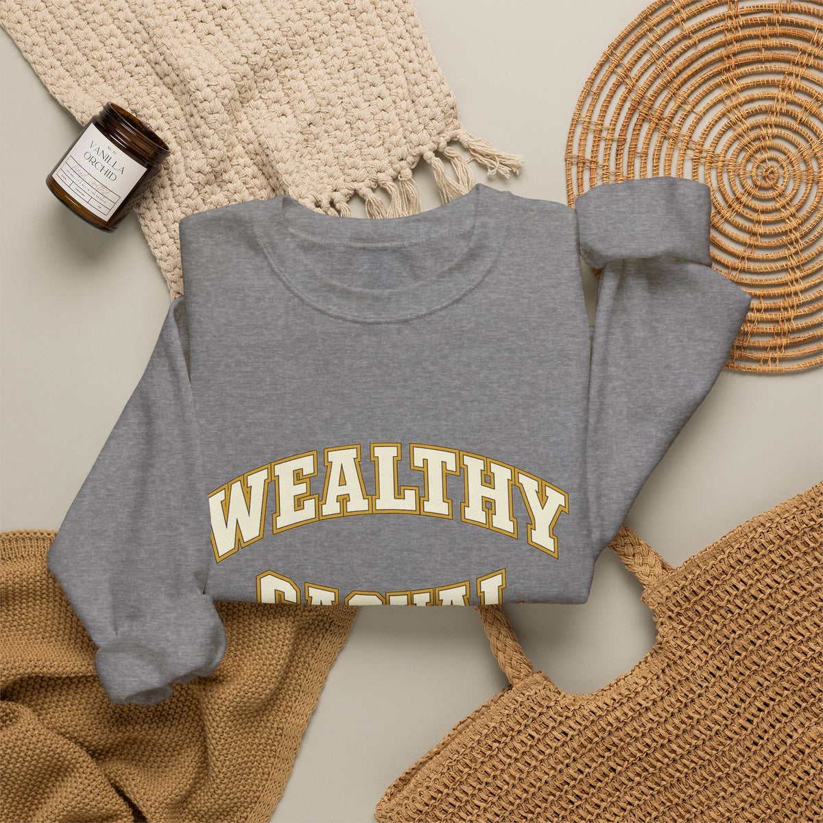 Printed Wealthy Casual Sweatshirt