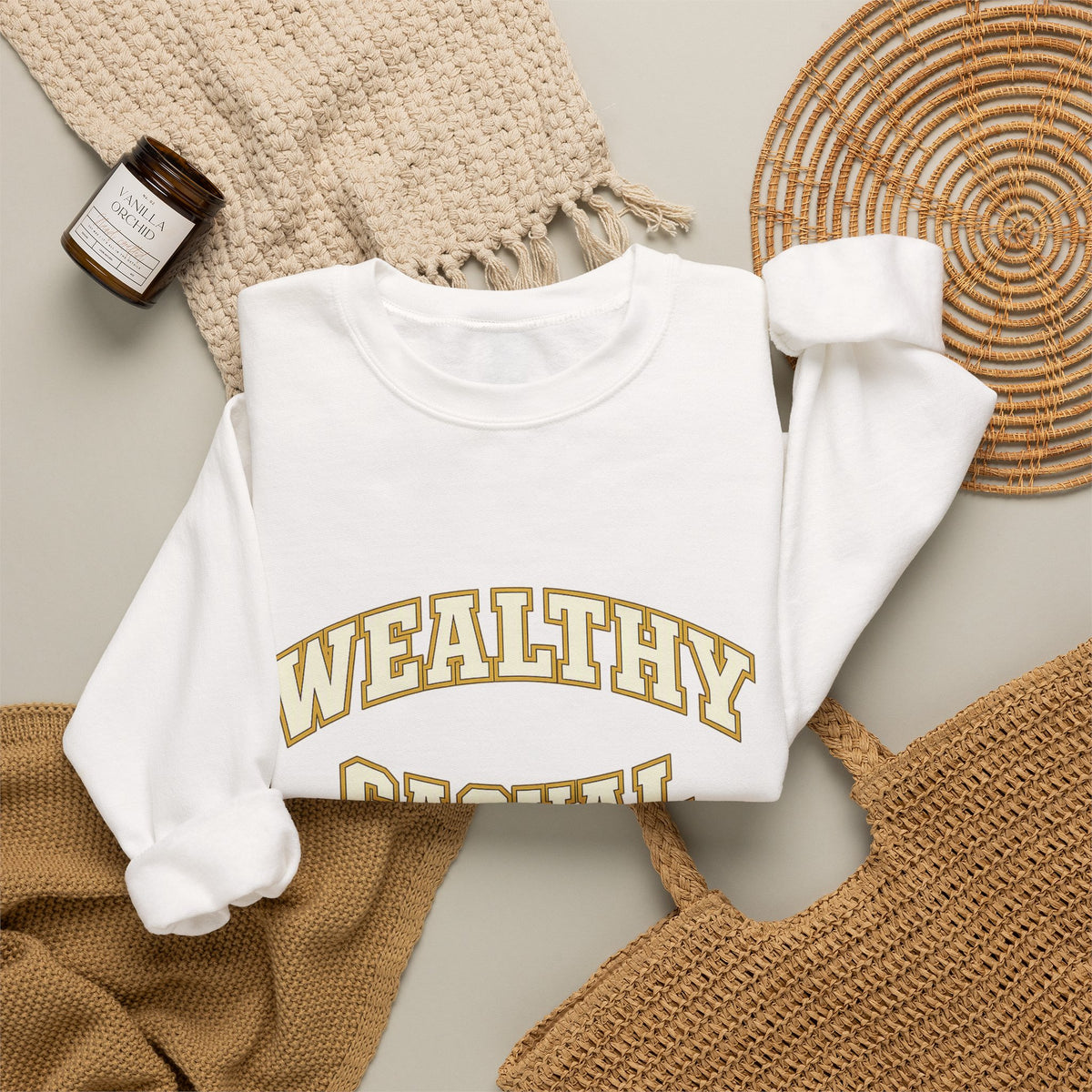 Printed Wealthy Casual Sweatshirt