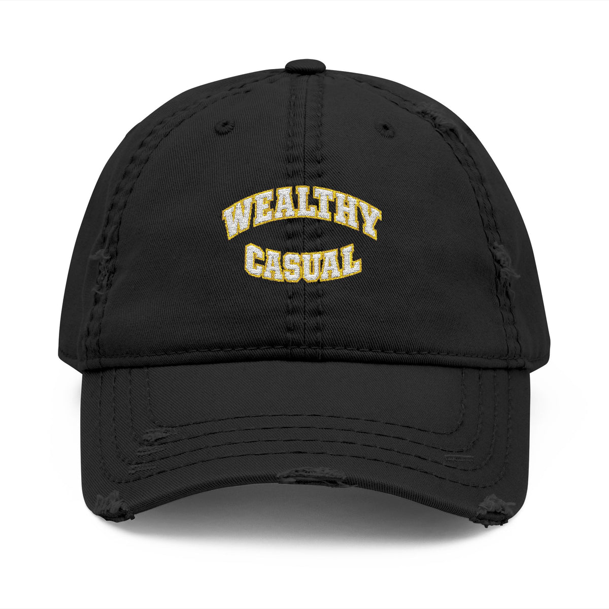 Wealthy Casual Distressed Hat