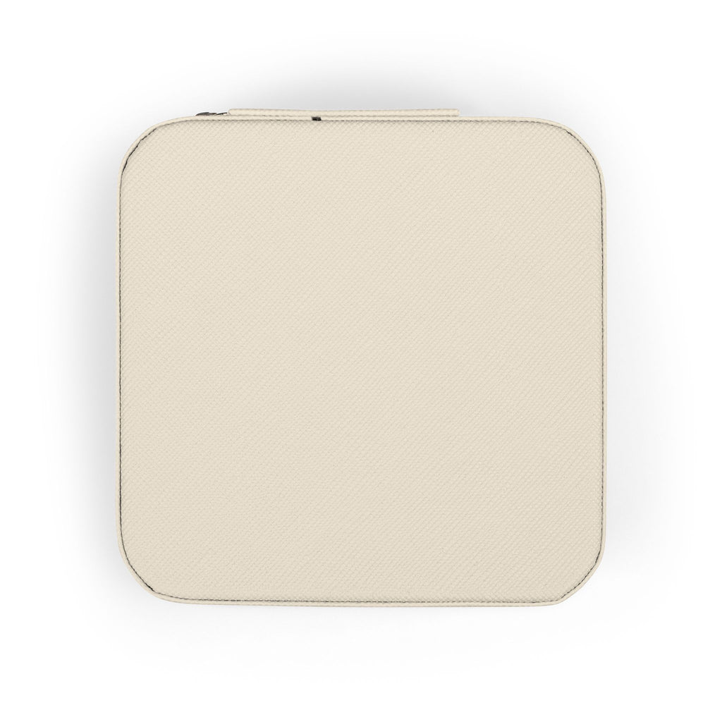 Minimalist Jewelry Travel Case with Ring and Earring Compartments