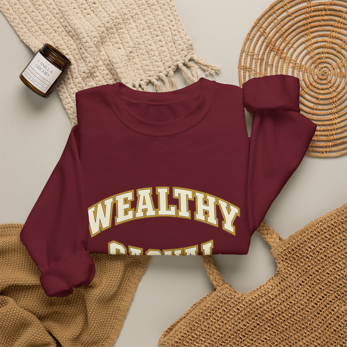 Printed Wealthy Casual Sweatshirt