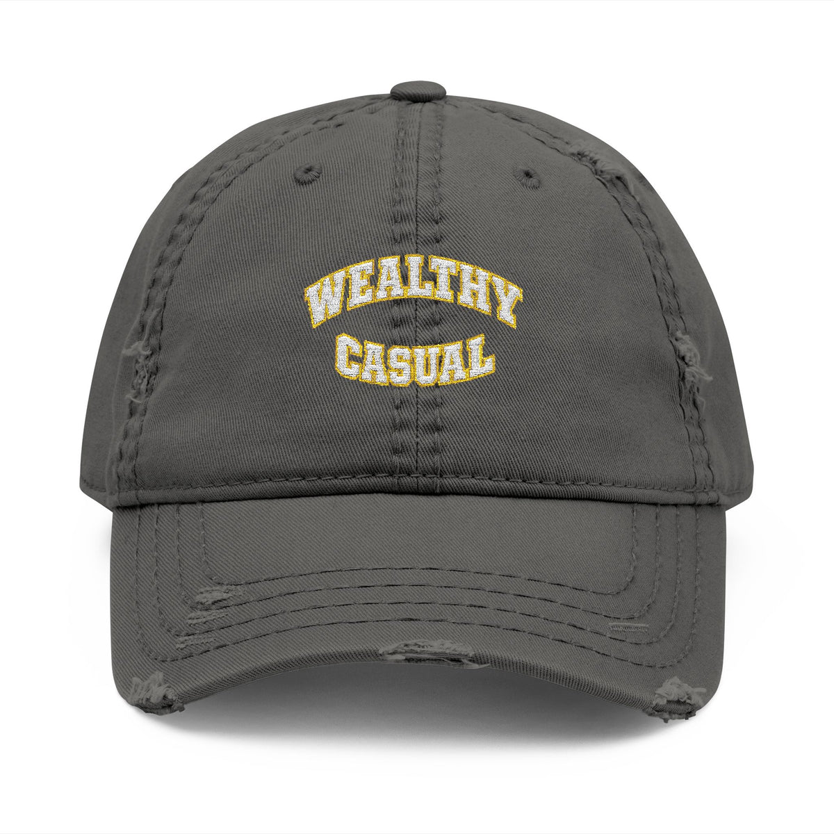 Wealthy Casual Distressed Hat