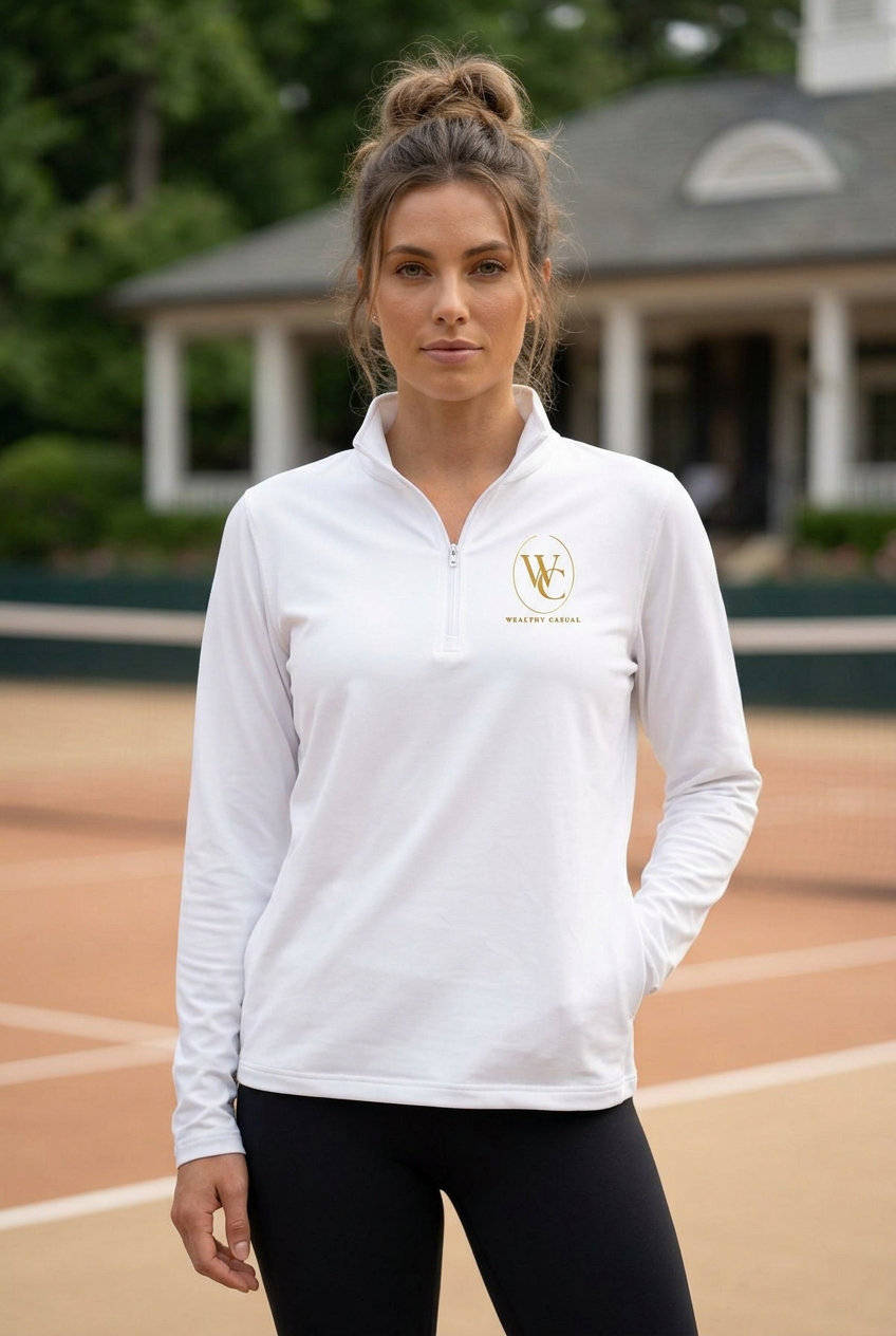 Auréa Tennis Club Quarter-Zip Pullover