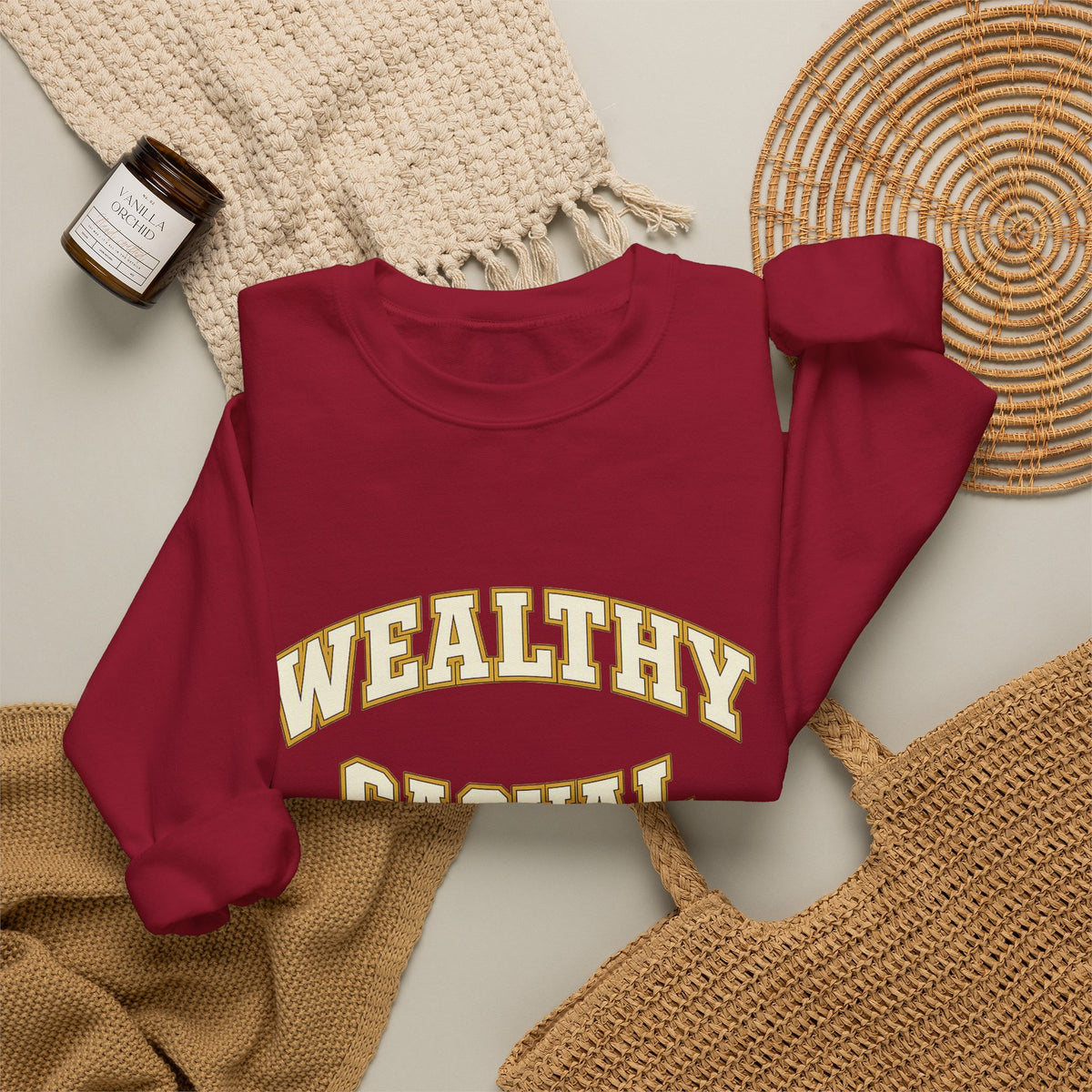 Printed Wealthy Casual Sweatshirt