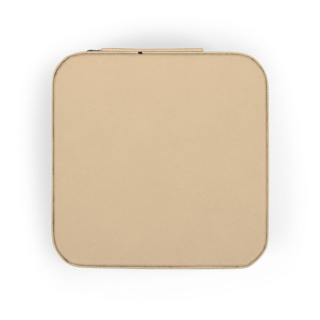 Minimalist Jewelry Travel Case with Ring and Earring Compartments