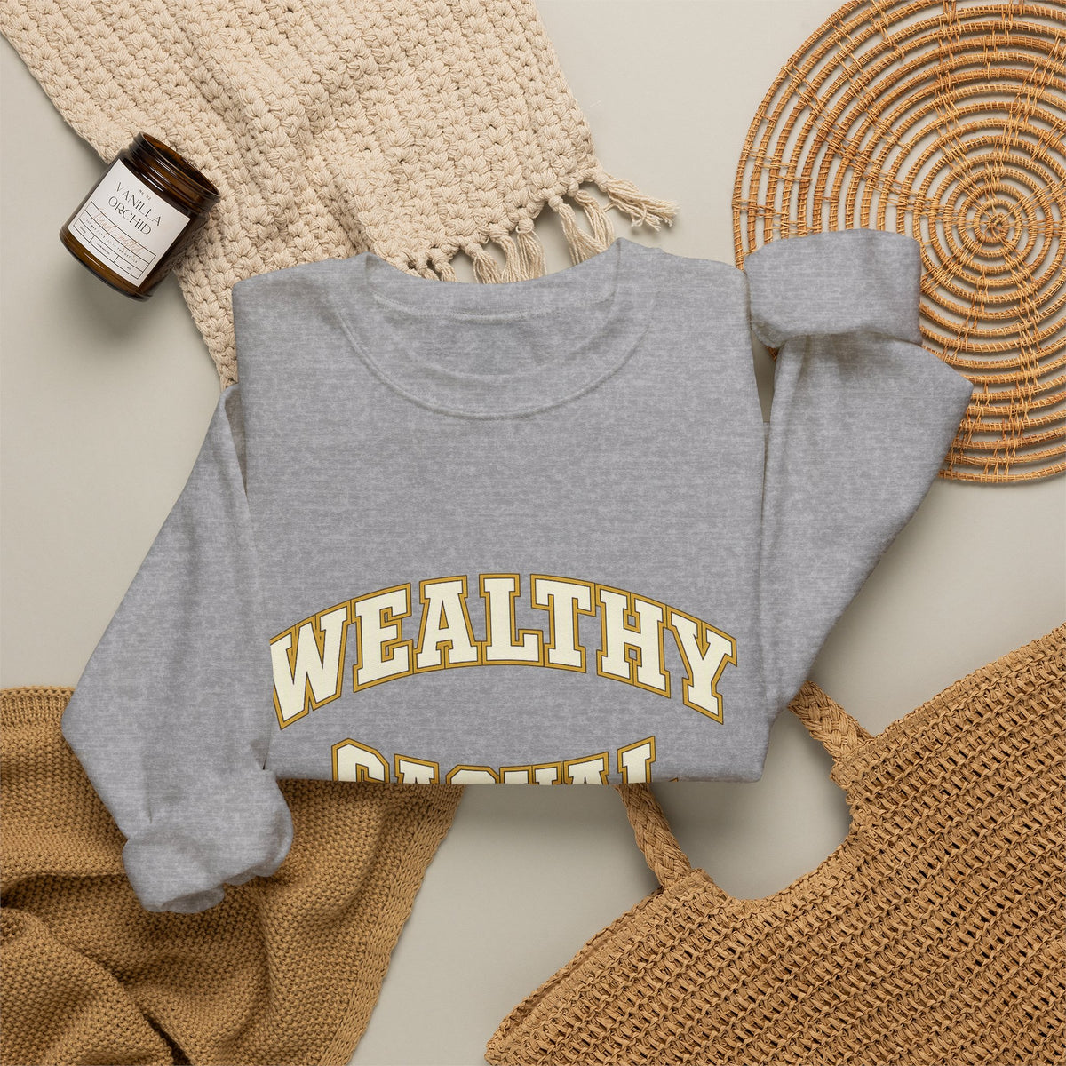 Printed Wealthy Casual Sweatshirt