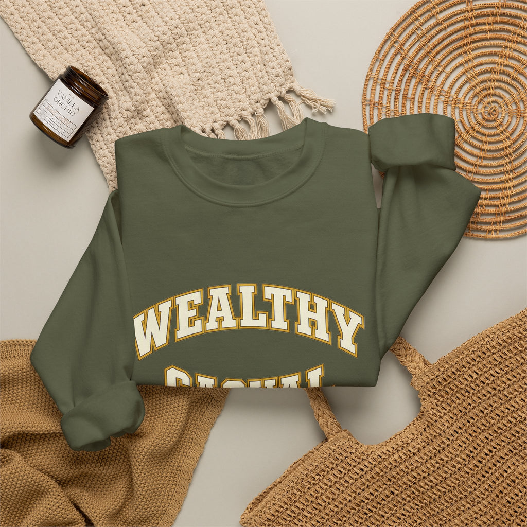 Printed Wealthy Casual Sweatshirt
