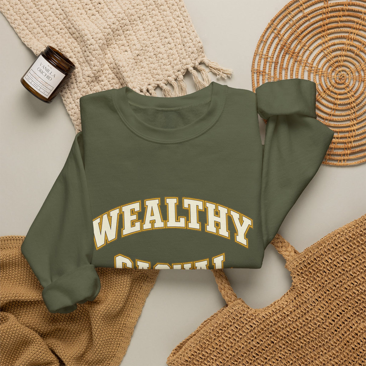 Printed Wealthy Casual Sweatshirt