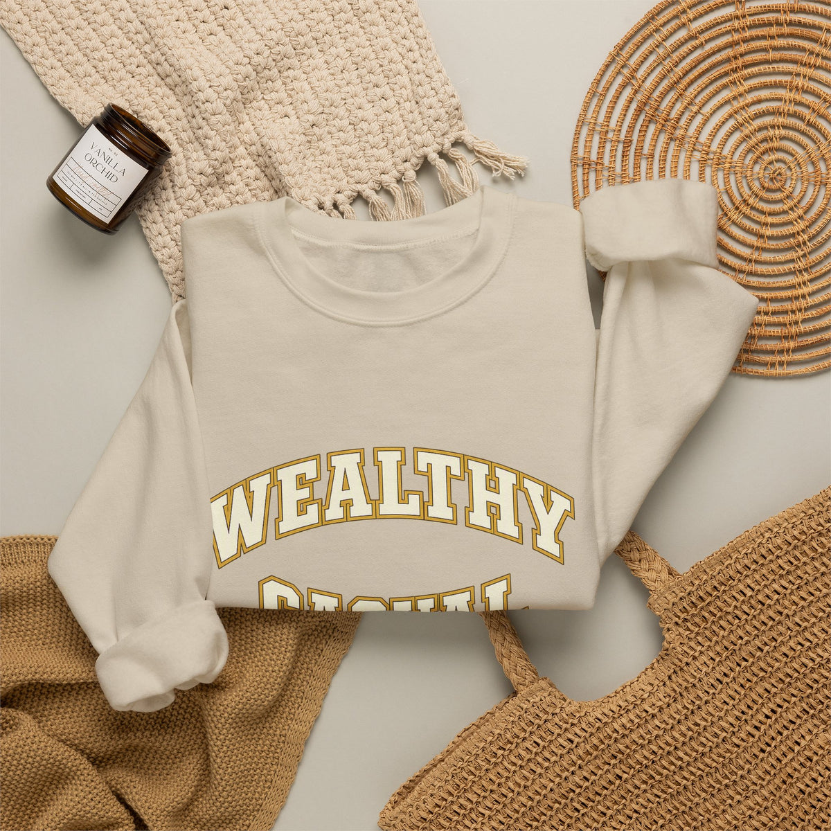 Printed Wealthy Casual Sweatshirt